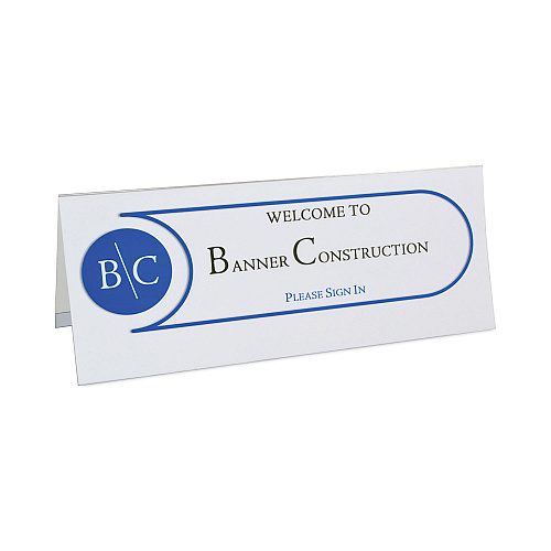 C-Line Tent Card Holders, 4.25 x 11.7, Rigid Heavyweight Clear Plastic, 25/Box (87507)
