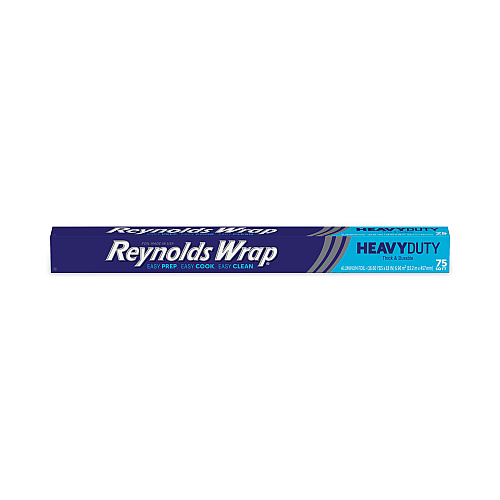 Reynolds Heavy Duty Aluminum Foil Roll, 18" x 75 ft, 20 Rolls/Carton (F28028CT)