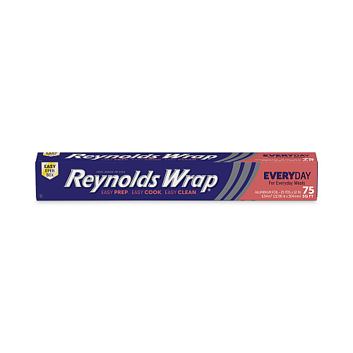 Reynolds Standard Aluminum Foil Roll, 12" x 75 ft, 35 Rolls/Carton (F28015CT)