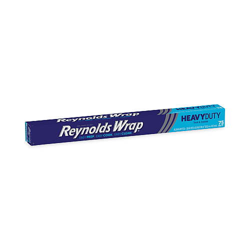 Reynolds Heavy Duty Aluminum Foil Roll, 18" x 75 ft, 20 Rolls/Carton (F28028CT)