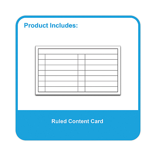 C-Line Index Card Case, Holds 200 4 x 6 Cards, 6.38 x 1.88 x 4.63, Polypropylene, Assorted Colors (58046)