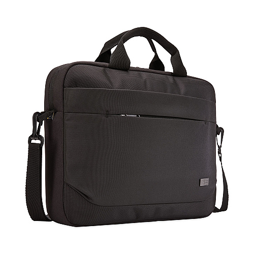 Case Logic Advantage Laptop Attache, Fits Devices Up to 15.6", Polyester, 16.1 x 2.8 x 13.8, Black (3203988)