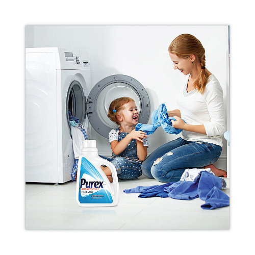 Purex&reg; Free and Clear Laundry Detergent, Unscented, 6 Bottles (2420006040CT)
