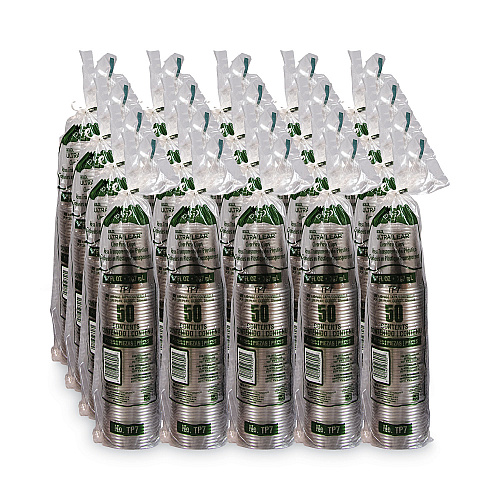 SOLO Ultra Clear Cups, 7 oz, PET, 50/Bag, 20 Bags/Carton (TP7)