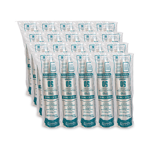 SOLO Ultra Clear PET Cups, 9 oz, Tall, 50/Bag, 20 Bags/Carton (TP9D)