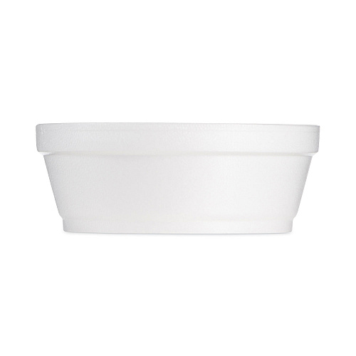 Dart Foam Container, Squat, 8 oz, 4.63" Diameter x 1.13"h, White, 500/Carton (8SJ32)