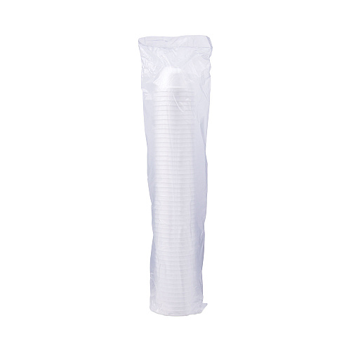 Dart Foam Container, Squat, 6 oz, White, 50/Pack, 20 Packs/Carton (6B12)