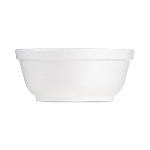 Dart Foam Bowls, 8 oz, White, 50/Pack, 20 Packs/Carton (8B20)