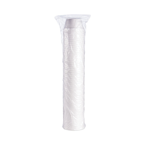 Dart Foam Container, Extra Squat, 8 oz, White, 1,000/Carton (8SJ20)
