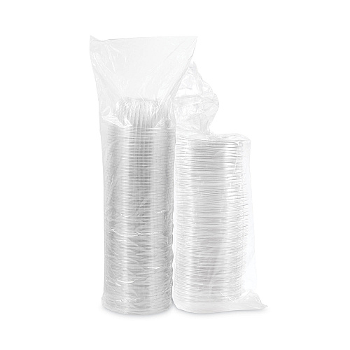 Dart PresentaBowls Bowl/Lid Combo-Paks, Dome Lid, 16 oz, Clear, Plastic, 63/Pack, 4 Packs/Carton (C16BCD)