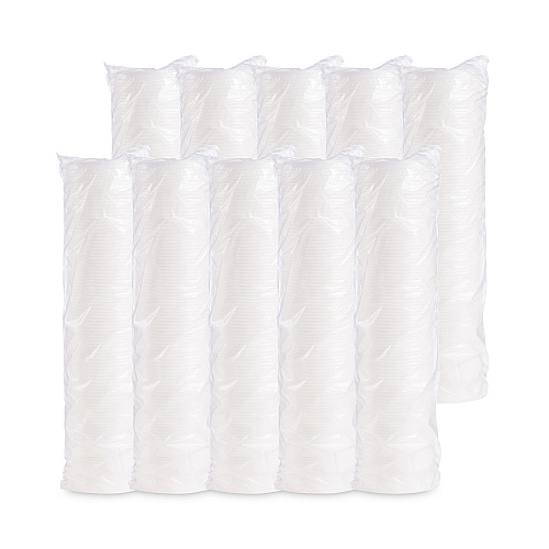 Dart Plastic Lids for Foam Containers, Vented, Fits 3.5-6 oz, White, 100/Pack, 10 Packs/Carton (6JL)