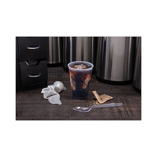 Dart High-Impact Polystyrene Cold Cups, 7 oz, Translucent, 100 Cups/Sleeve, 25 Sleeves/Carton (Y7)