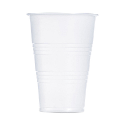 Dart High-Impact Polystyrene Cold Cups, 7 oz, Translucent, 100 Cups/Sleeve, 25 Sleeves/Carton (Y7)