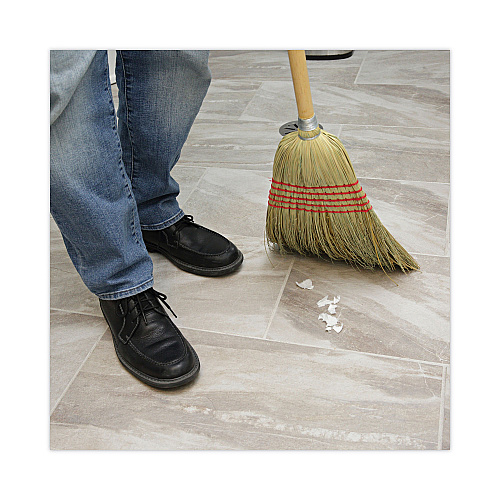 Boardwalk&reg; Parlor Broom, Yucca/Corn Fiber Bristles, 42" Handle (BWK926YEA)