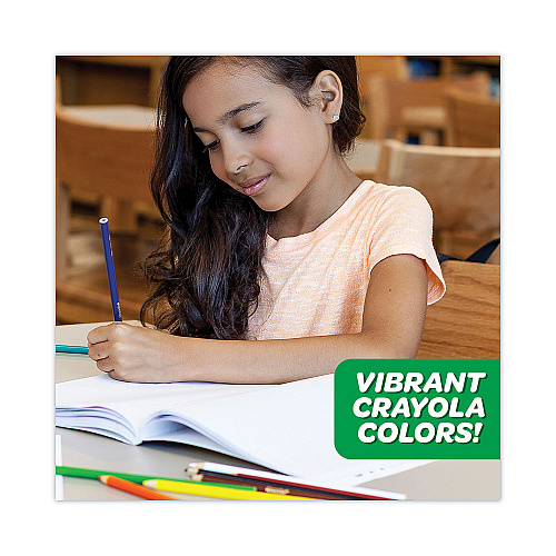 Crayola Color Pencil Classpack Set with (462) Pencils and (12) Pencil Sharpeners, 3.3 mm, 2B, Assorted Lead and Barrel Colors, 462/BX (688462)