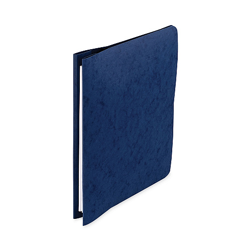 Acco PRESSTEX Covers with Storage Hooks, 2 Posts, 6" Capacity, 12 x 8.5, Dark Blue (54133)