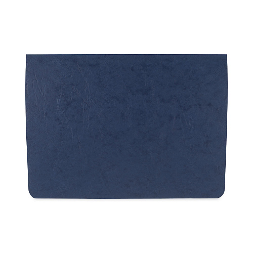 Acco PRESSTEX Covers with Storage Hooks, 2 Posts, 6" Capacity, 12 x 8.5, Dark Blue (54133)
