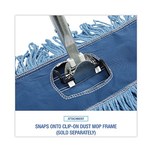 Boardwalk&reg; Clip-On 180 Degree Swivel Head Wood Dust Mop Handle (BWK1490)