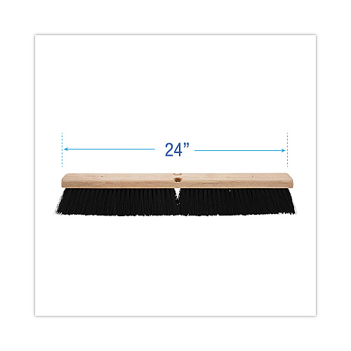Boardwalk&reg; 24" Plastic Floor Brush Head, 1 Each (BWK20624)