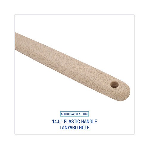 Boardwalk&reg; Plastic Bristle Utility Brush, 20", Tan Handle (BWK4320)
