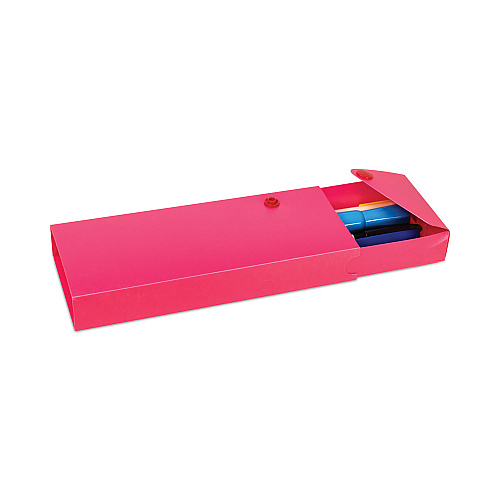 C-Line Slider Pencil Case, 11.43 x 9.5 x 0.6, Sandy Gray, Seafoam Green, Seaside Blue, Sunset Red, Sunny Yellow, 24/Carton (05600DS)