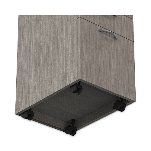 Alera Valencia Series Mobile Pedestal File, Left/Right, 3-Drawer: Box/Box/File, Legal/Letter, Gray, 15.88 x 20.5 x 28.39 (ALEVA572816GY)