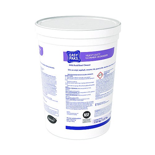 Easy Paks Heavy-Duty Cleaner/Degreaser, 1.5 oz Packet, 36/Tub, 2 Tubs/Carton (990682)