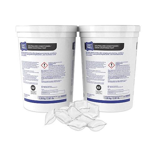 Easy Paks Neutralizer Conditioner/Odor Counteractant, 0.5 oz Packet, 90/Tub, 2 Tubs/Carton (990685)