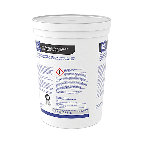 Easy Paks Neutralizer Conditioner/Odor Counteractant, 0.5 oz Packet, 90/Tub, 2 Tubs/Carton (990685)