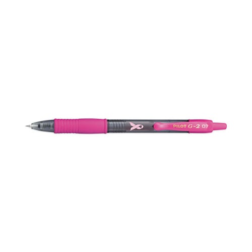 Pilot G2 Premium Breast Cancer Awareness Retractable Gel Pen,