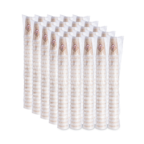 Dart Cafe G Foam Hot/Cold Cups, 20 oz, Brown/Red/White, 500/Carton (20X16G)