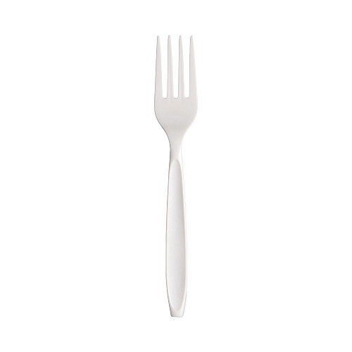 SOLO Reliance Mediumweight Cutlery, Fork, White, 100/Box, 1,000/Carton (RSWFX)
