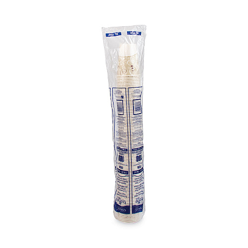 SOLO Symphony Design Wax-Coated Paper Cold Cups, ProPlanet Seal,  9 oz, Beige/White, 100/Sleeve, 20 Sleeves/Carton (R9NSYM)