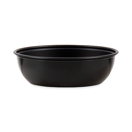 SOLO Polystyrene Portion Cups, 5.5 oz, Black, 250/Bag, 10 Bags/Carton (DSS50001)