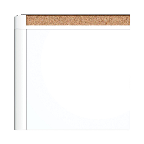 U Brands PINIT Magnetic Dry Erase Board with Plastic Frame, 20 x 16, White Surface, White Plastic Frame (428U0001)