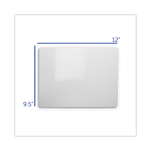 Flipside Dry Erase Board, 12 x 9.5, White Surface, 12/Pack (10164)