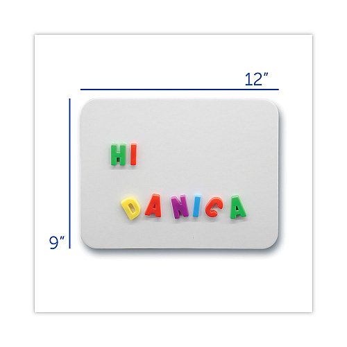 Flipside Magnetic Dry Erase Board Set, 12 x 9, White Surface, 12/Pack (31004)