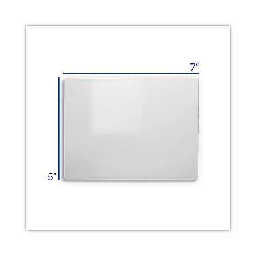 Flipside Two-Sided Dry Erase Board, 7 x 5, White Front/Back Surface, 24/Pack (45656)