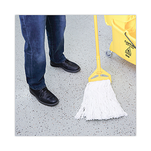 Boardwalk&reg; Premium 20 oz Cut-End Rayon Wet Mop Heads, White, 12 Mops (BWK220RCT)