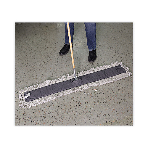 Boardwalk&reg; Clip-On Dust Mop Frame, 60w x 5d, Zinc Plated (BWK1460)