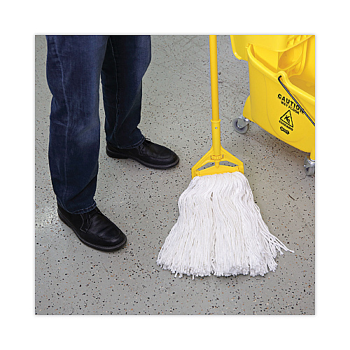 Boardwalk&reg; Cut-End Wet Mop Head, Rayon, No. 32, White, 12/Carton (BWK2032RCT)