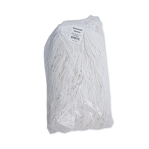 Boardwalk&reg; Cut-End Wet Mop Head, Rayon, No. 32, White, 12/Carton (BWK2032RCT)
