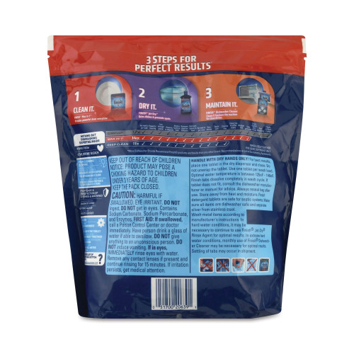 FINISH Powerball Classic Dishwasher Tabs, Fresh Scent, 36/Pack, 4 Packs