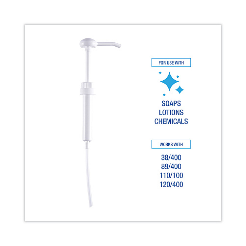 Boardwalk&reg; 1 oz., Dispensing Pump, 38mm Cap, For 1 Gallon Bottles (BWK00417EA)