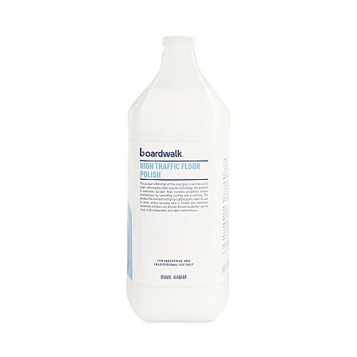 Boardwalk&reg; High Traffic Floor Polish, 1 Gallon Bottle (BWK4404FEA)