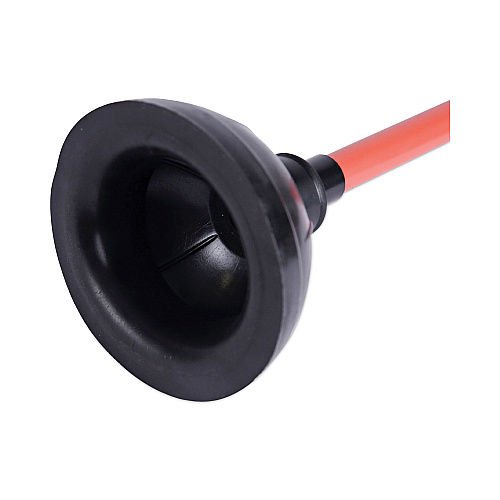 Boardwalk&reg; Toilet Plunger, 18" Handle w/ 5 5/8" Dia Bowl, 6 Plungers (BWK09201)