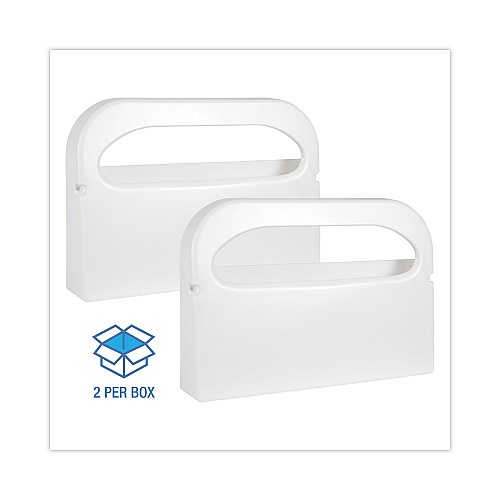 Boardwalk&reg; Toilet Seat Cover Dispenser, Plastic, White, Half-Fold (BWKKD100)