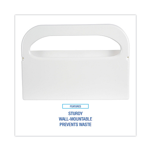Boardwalk&reg; Toilet Seat Cover Dispenser, Plastic, White, Half-Fold (BWKKD100)