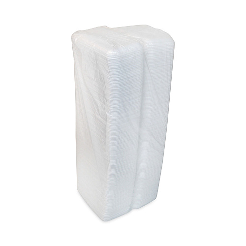 Pactiv Supermarket Tray, #10S, 10.75 x 5.7 x 0.65, White, Foam, 500/Carton (0TF110S00000)