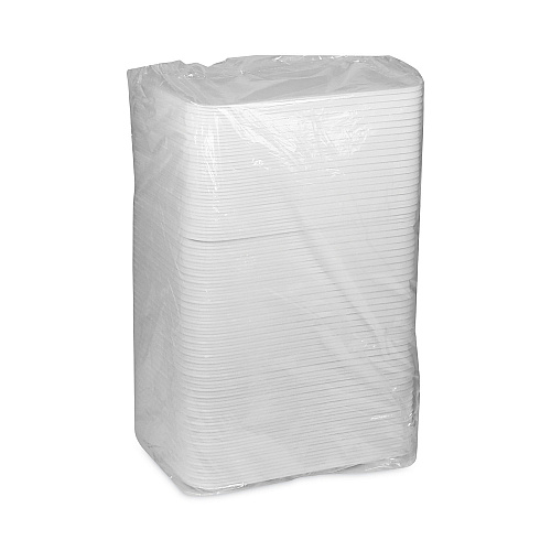 Pactiv Supermarket Tray, #1216, 16.25 x 12.63 x 0.63, White, Foam, 100/Carton (0TF112160000)